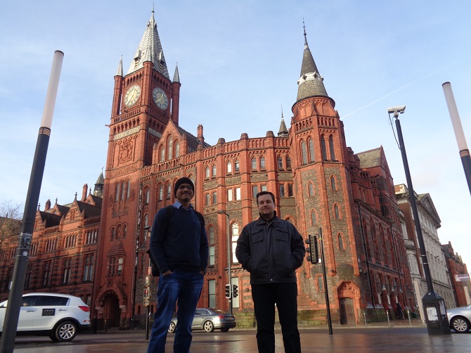 With Miguel Lopez-Benitez during my visit to the University of Liverpool (December 2017).